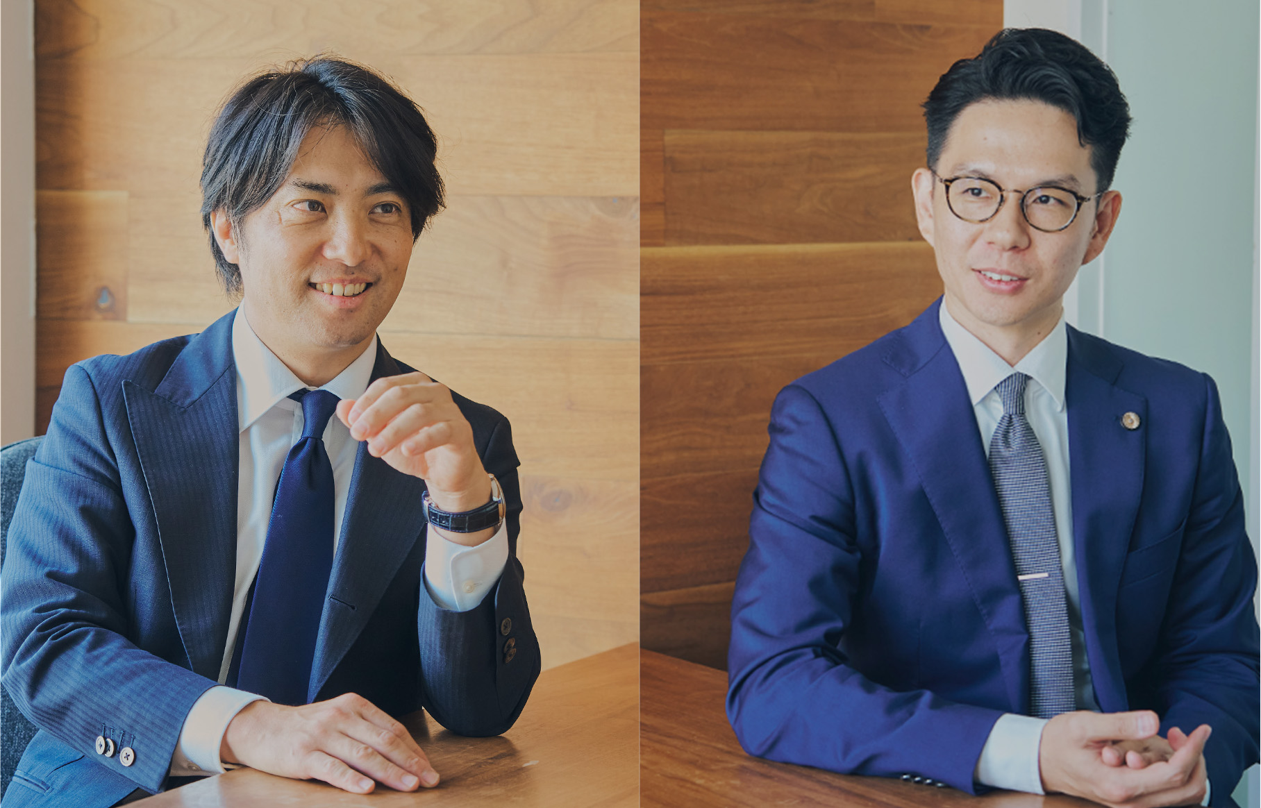 代表2人の対談
